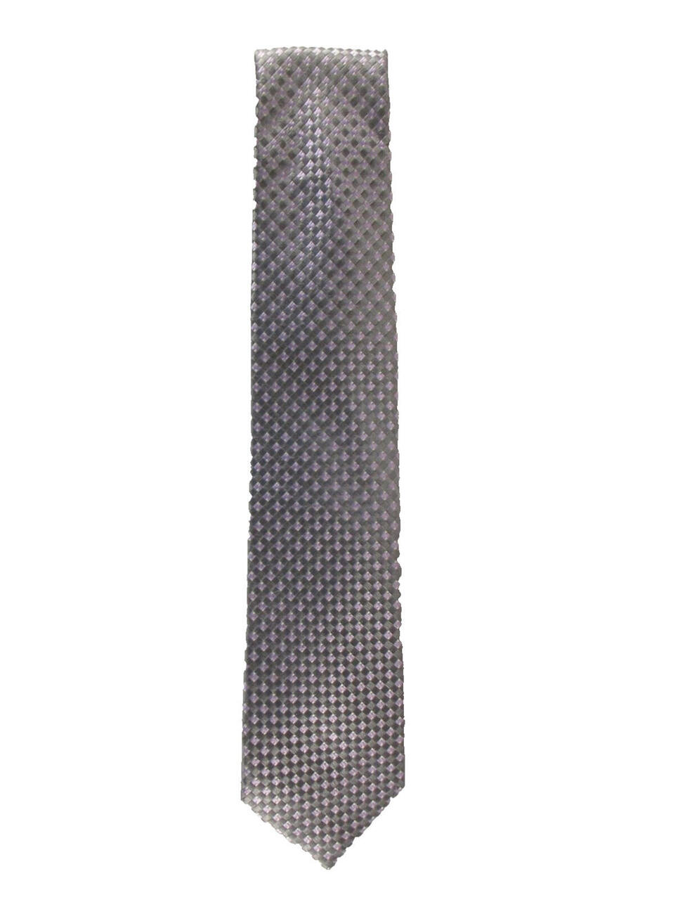 Michael Kors Tie Mens Silk Purple Geometric Woven 3 Inch Wide Classic Necktie
